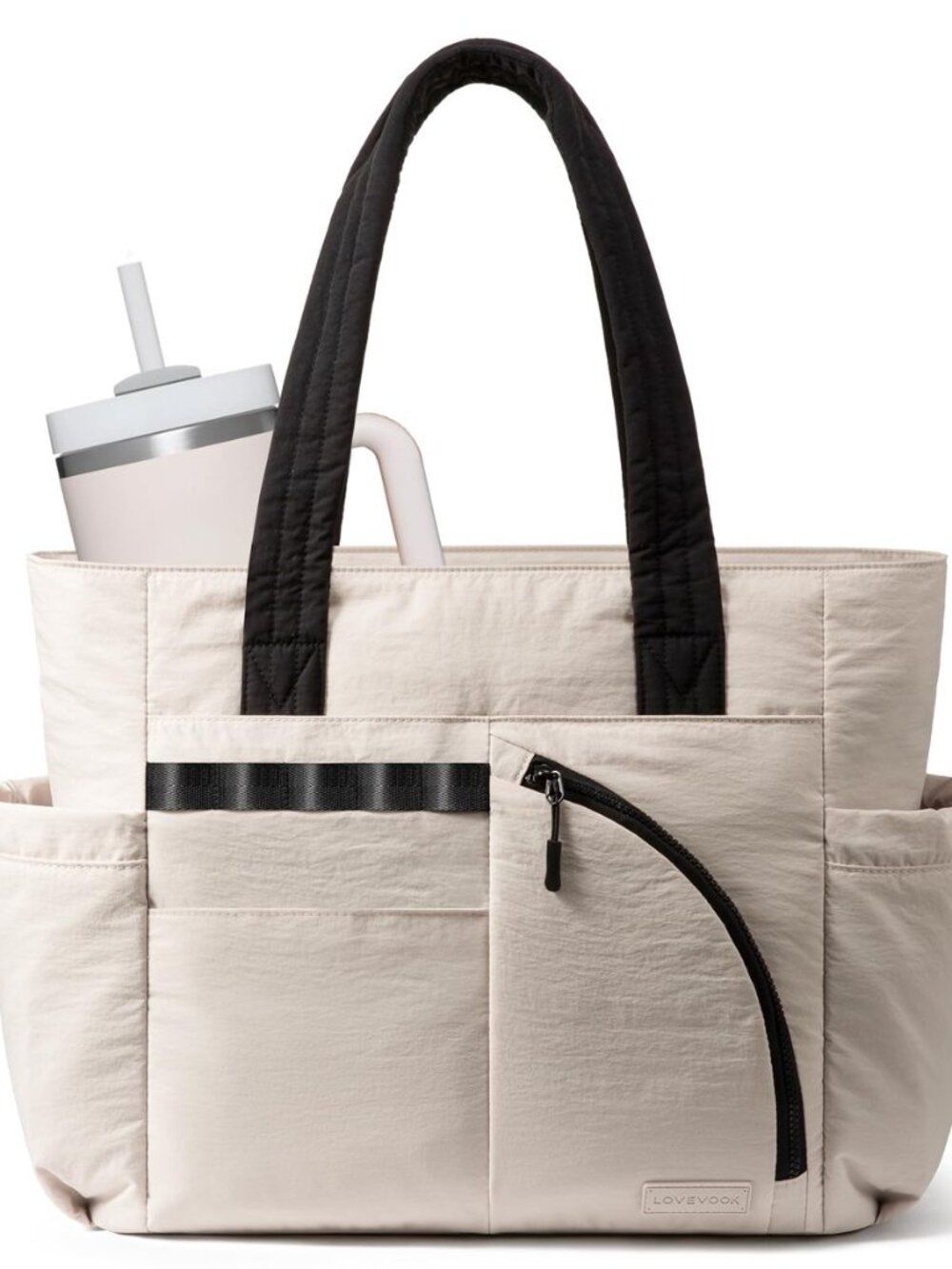 Women's Tote Handbags, Puffer Bag and Work Bags with Compartment for Women